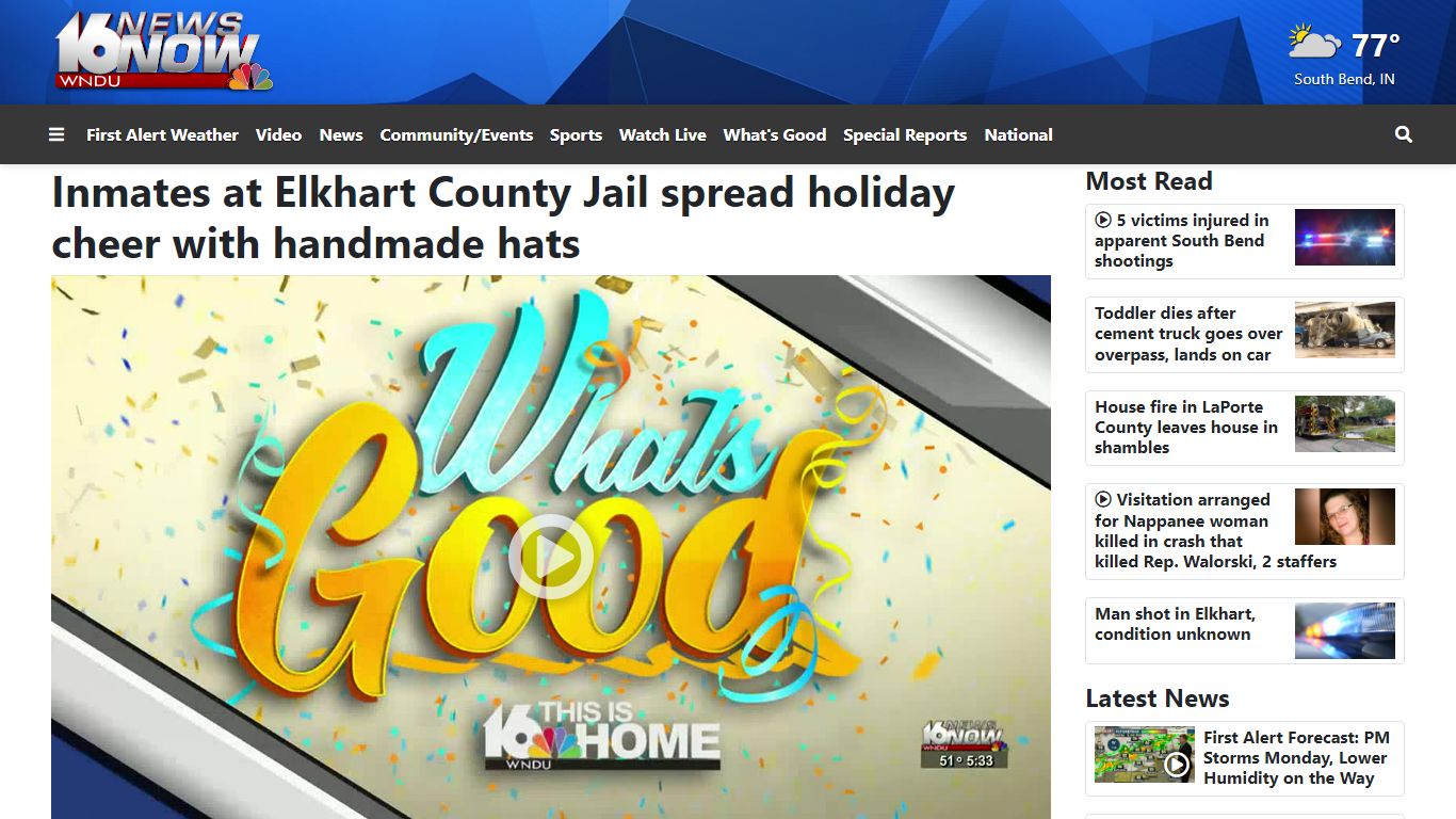 Inmates at Elkhart County Jail spread holiday cheer with ...